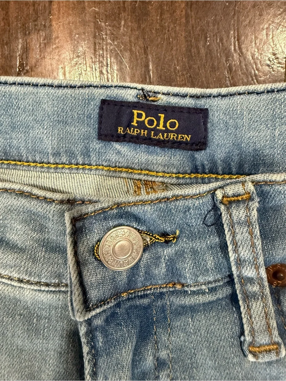 Polo Ralph Lauren Eldridge Skinny Boys Jeans 14 Light Wash Denim